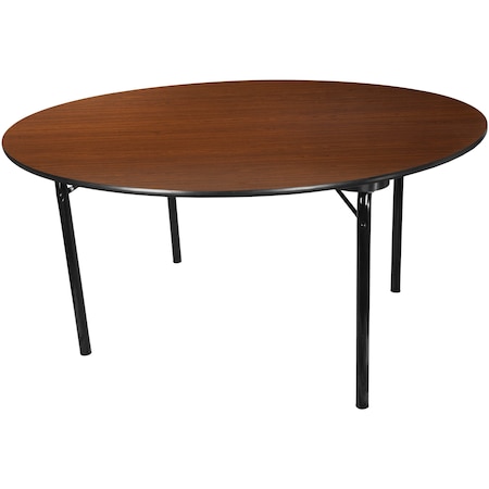 Flash Furniture Round 60" W, 60" L, 30" H, Laminate Top, Wood Grain MEW-60R-WB